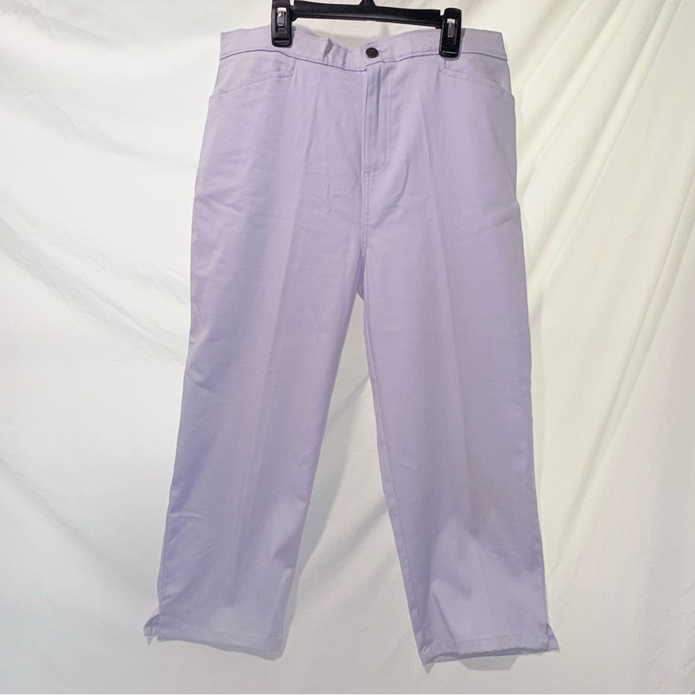 Middle East Brand Desert Blues Cropped Lavender Women's Pants - Ankle-Length